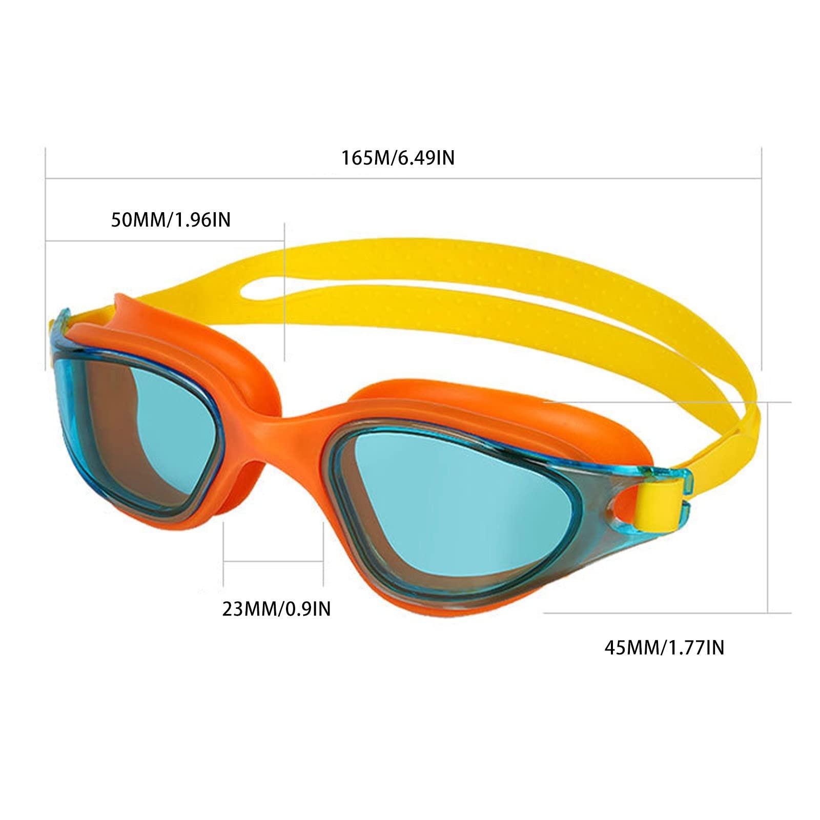 KELINFONG KELINFONG Swim Goggles Wide View Anti Fog No Leaking Anti Uv Clear Vision Goggles for Men Women Youth Adult