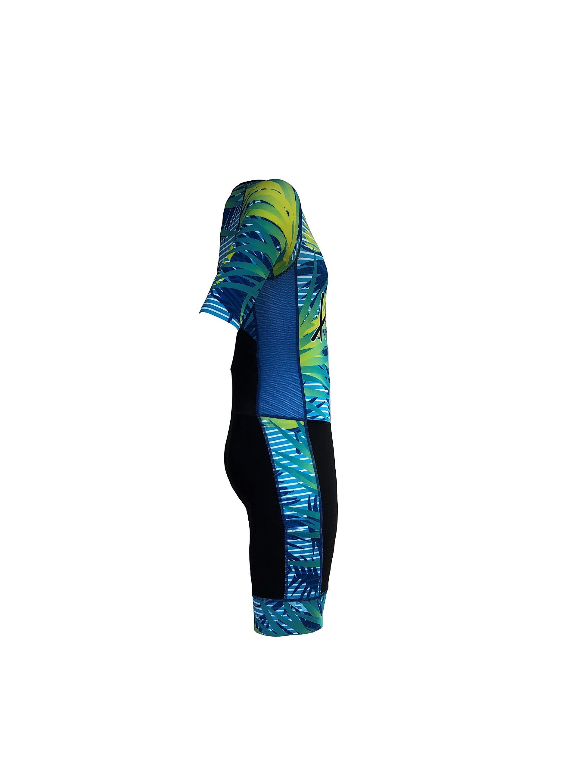 Kiwami Kiwami Prima 2 LD Aero Sleeved Trisuit - Tri Suits - Trisuits Triathlon Men - Sleeved Tri Suit - Kona Edition (Small)