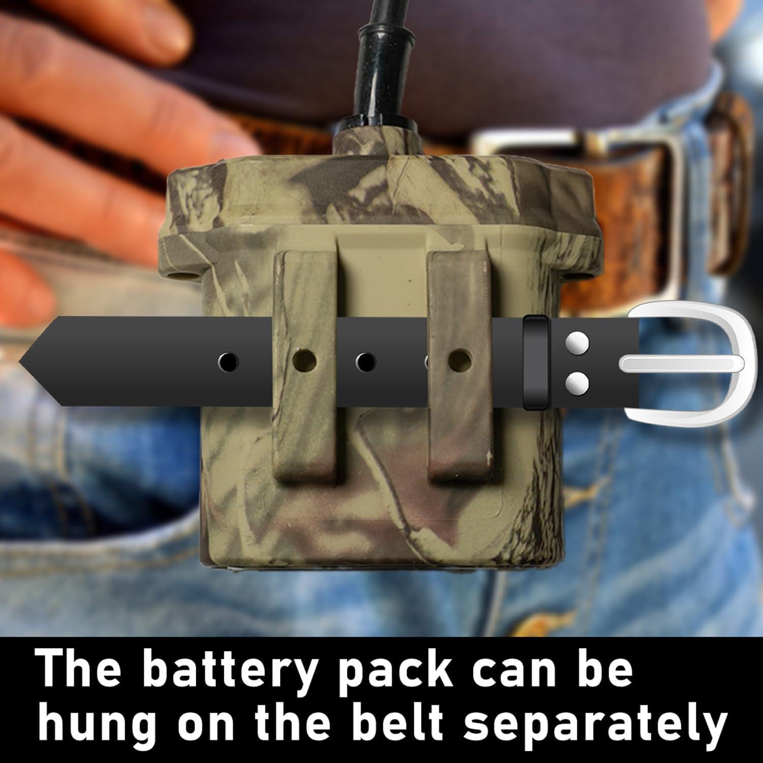 YoTmake YoTmake Coon Hunting Lights,Camo LED Hunting Headlamp with 6 Lighting Modes, 4 Powerful LEDs, Rechargeable Headlight Waterproof for Coon, Coyotes, Hog, Predators