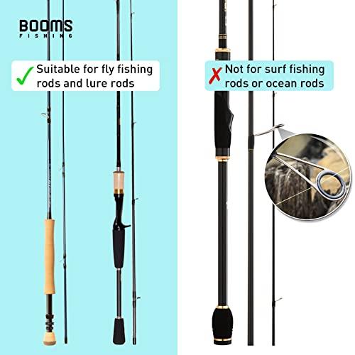 Booms Fishing Booms Fishing PB3 6.4ft~7ft Fishing Rod Case, Portable Folded Fishing Pole Case with Sturdy Two-Way YKK Zippers, 0.6ft/8\" Extended Design Fishing Rod Bag, Store Up to 2~3 Fishing Poles, 77\"~85\"