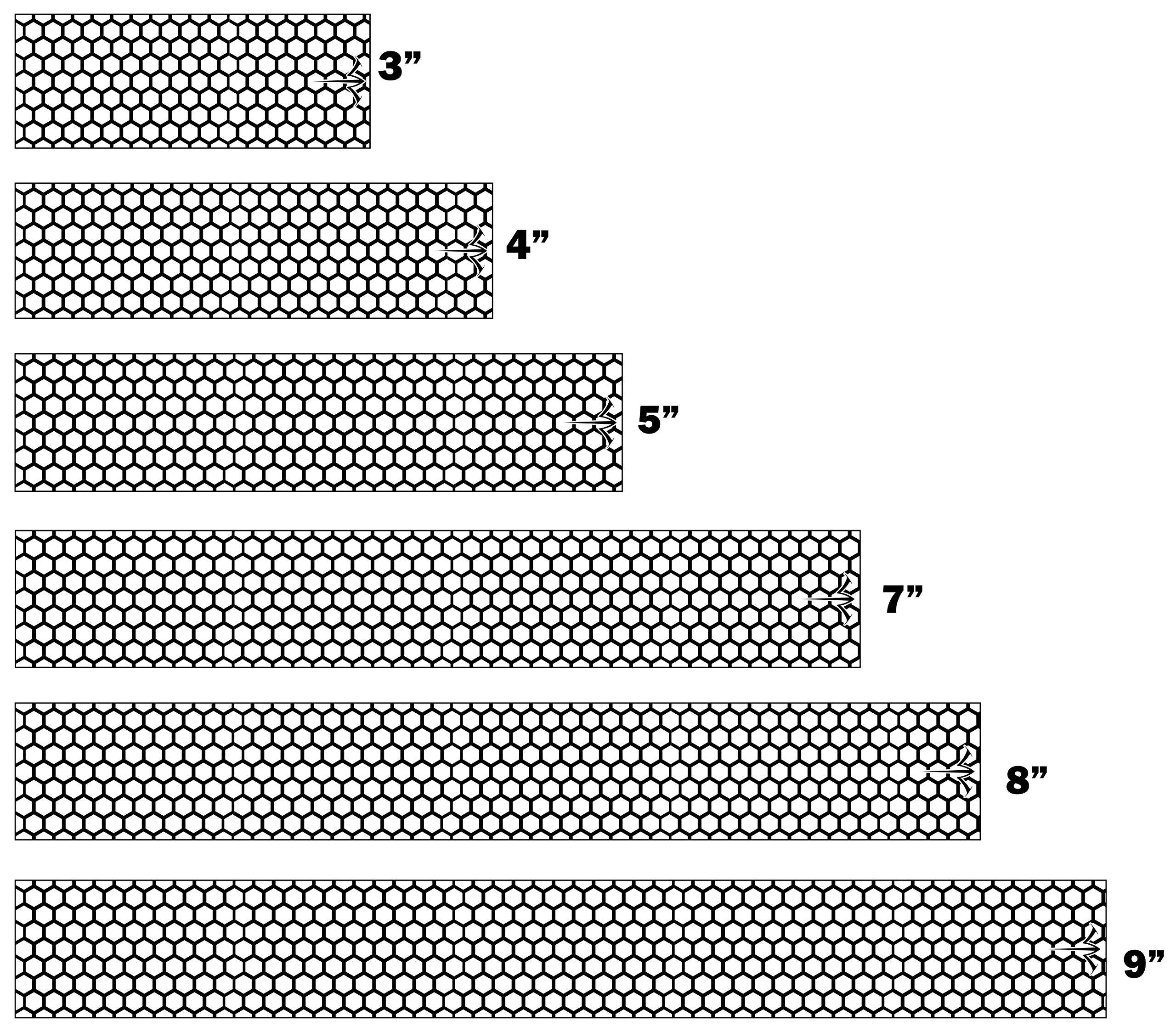 White Water Archery White Water Archery Laminated White Honeycomb Arrow Wraps 15pc Pack Choose Length Width (3.75)