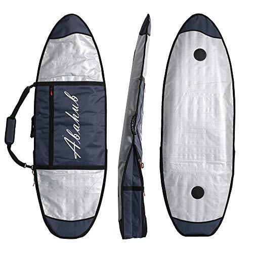 Abahub Abahub Premium 8\'0 x 24 Surfboard Travel Bag, Foam Padded Surf Board Cover, Shortboard Carrying Bags for Surfing, Outdoor, Airplane, Car, Truck, DarkBlue