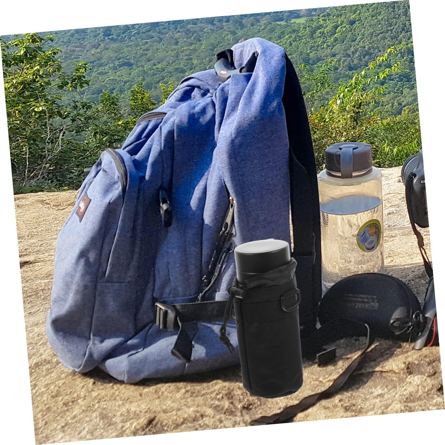 BESPORTBLE BESPORTBLE 2pcs Portable Water Bottle Bag Collapsible Water Bottles Water Jugs Bottle Rack Hot Water Sleeve Holder Bottle Sleeve Water Bottle Cover Cup Cover Juice Bottle Cover Oxford Cloth