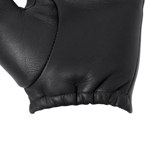 Tough Gloves Tough Gloves Patrol-X Ultra Thin Leather Gloves, TD301 Black Size 12