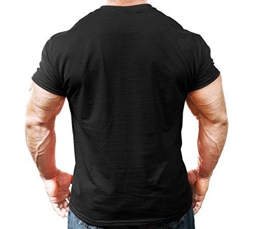 Monsta Clothing Co. Monsta Clothing Co. Men's Bodybuilding Workout (Monsta-000) Gym T-Shirt (G:BK) Black
