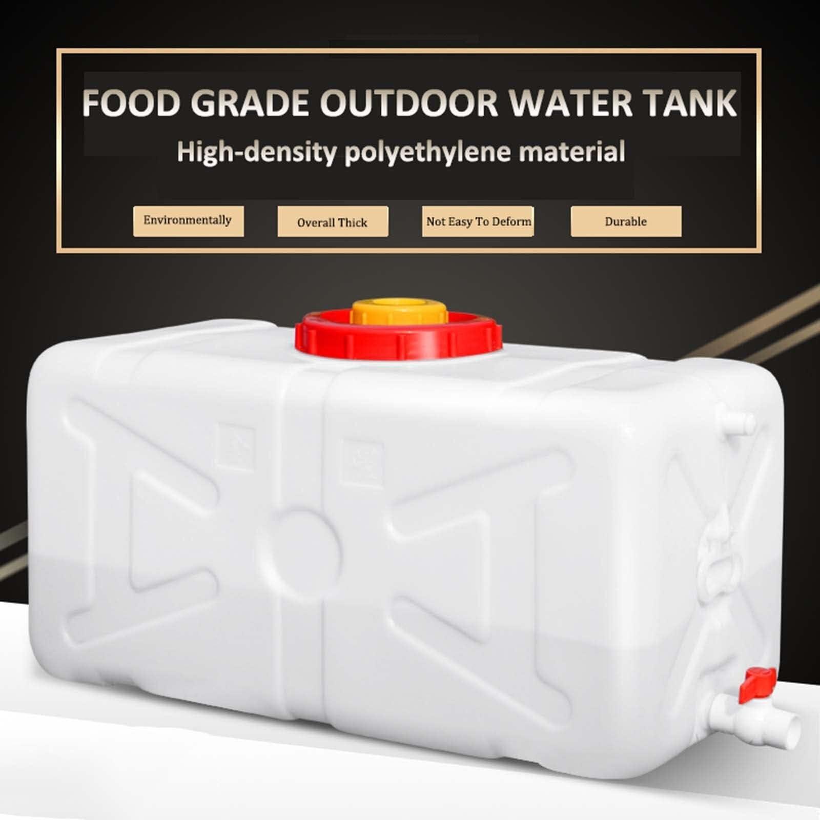 YXCUIDP YXCUIDP Outdoor Water Tank,Thick Plastic Food Grade Water Container Water Storage Containers with Faucet, Agricultural Construction Watering Camping & Hiking Water Storage(25L)
