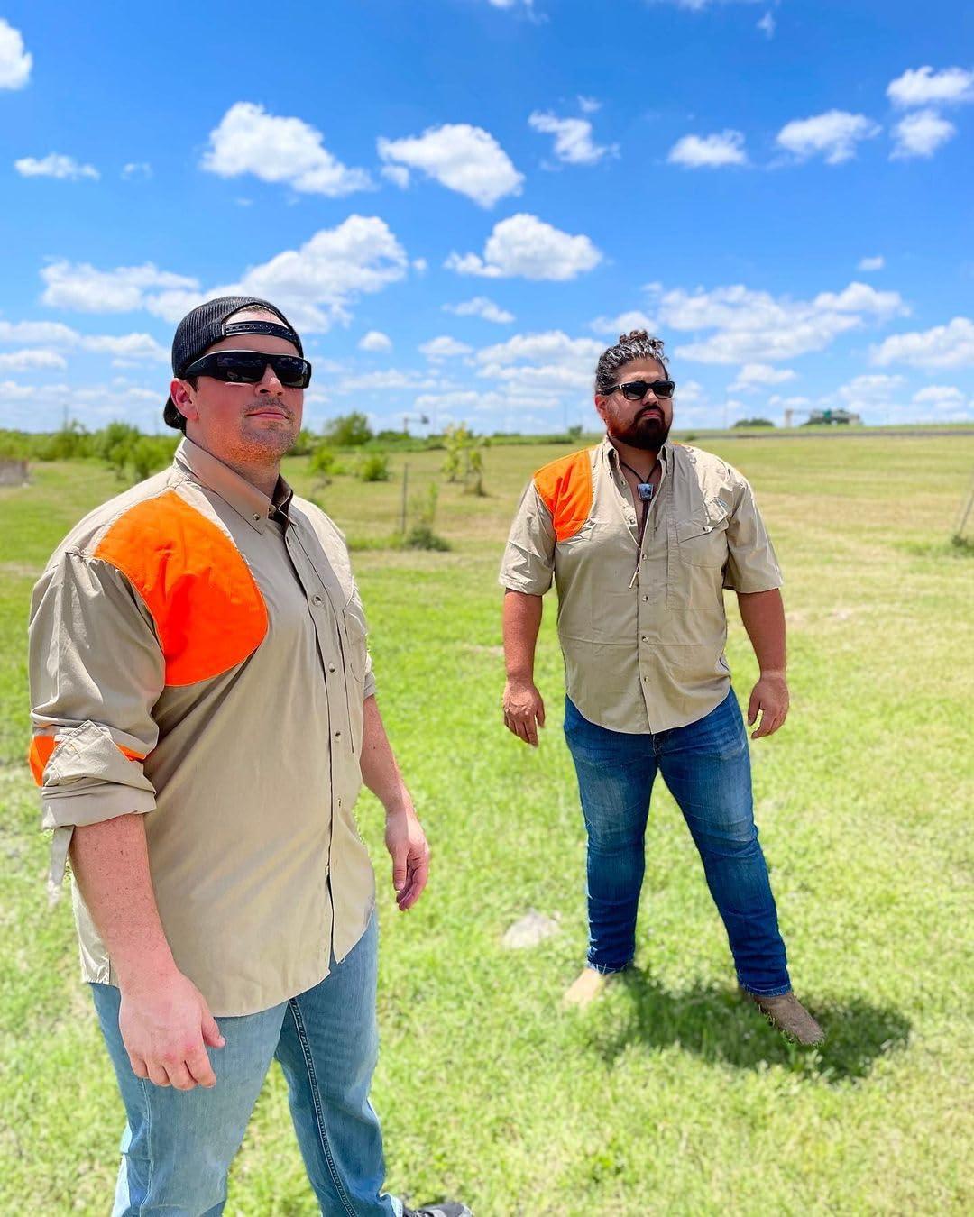 Tiger Hill Tiger Hill Men's Upland Hunting Short Sleeves (X-Large) Khaki