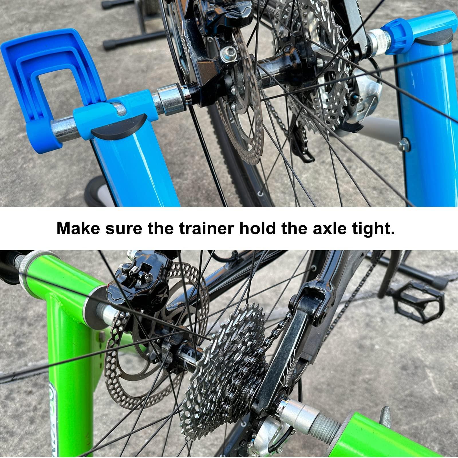 ODIER Bike Trainer Thru Axle Adapter for Bicycle Indoor Trainers 12MM Axle 1.0/1.5/1.75 Thread Pitch Multiple Length (M12 184-1.0)