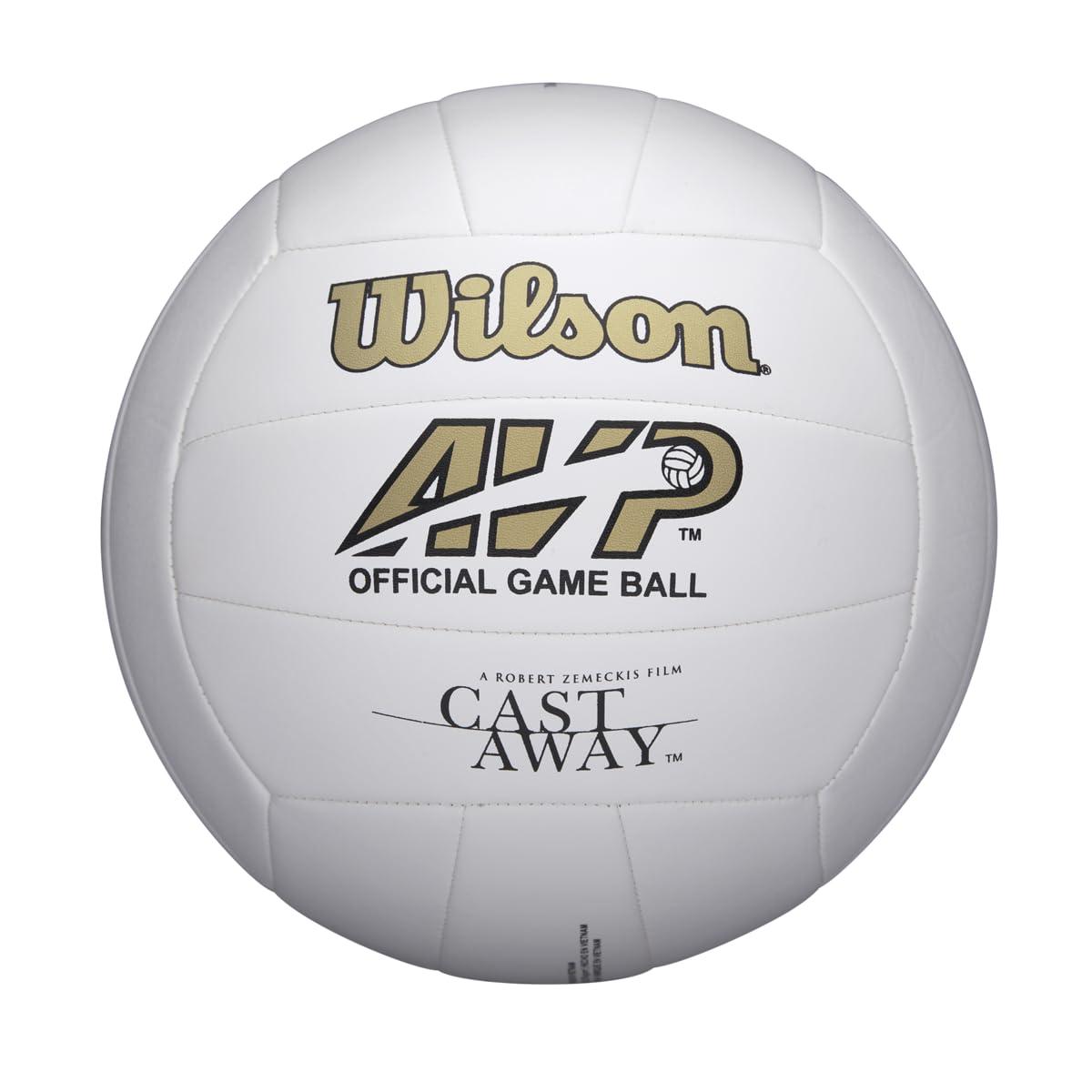 WILSON WILSON Cast Away Volleyball, White, Official