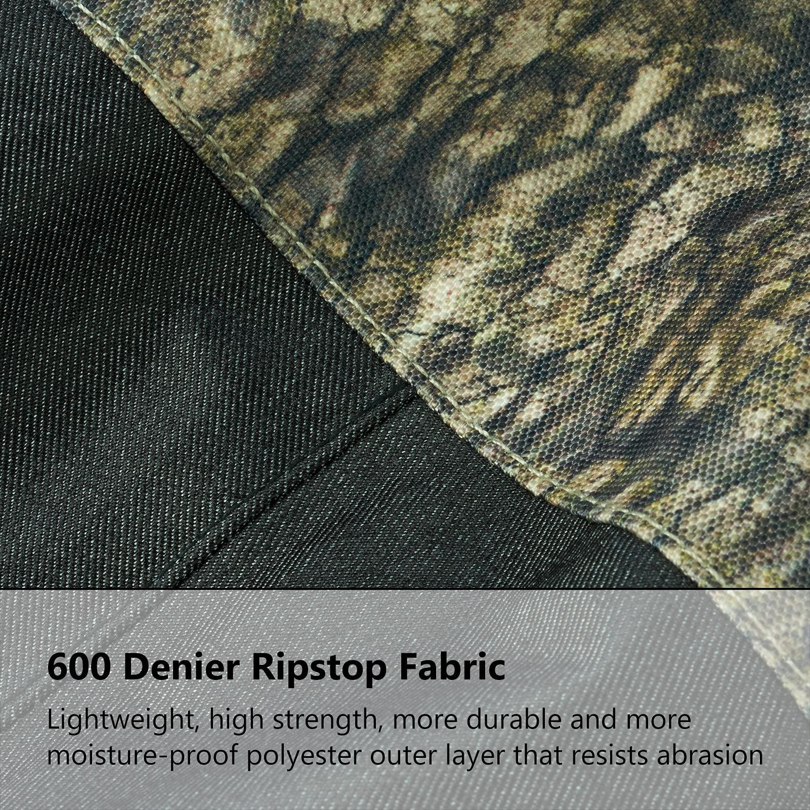 BASSDASH BASSDASH IMMERSE Breathable Ripstop Stocking Boot Foot Fishing Hunting Waders Lightweight Grey Camo Chest Wader for Men Women