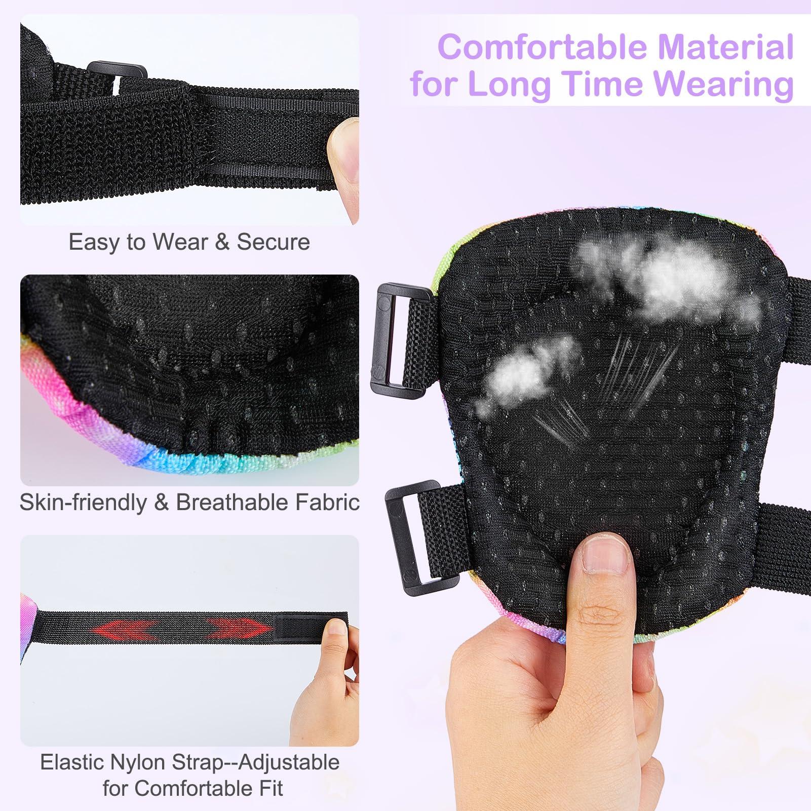 Lemmeko Lemmeko Knee Pads for Kids, Adjustable Kids Knee Pads and Elbow Pads Set for Boys Girls 3-8-13 Years, Toddler Knee Pads and Elbow Pads Set for Skating Roller Skate Scooter Cycling