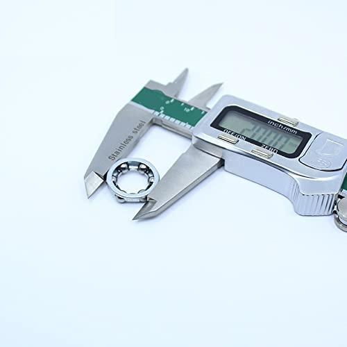 KOVNOVI KOVNOVI Caged Ball Bearings OD 20mm 8PCS Rear Bike Wheel Hub Headset Crankshaft Pivot Retainer Oversize 6 Balls Bearing 20mm Accessories