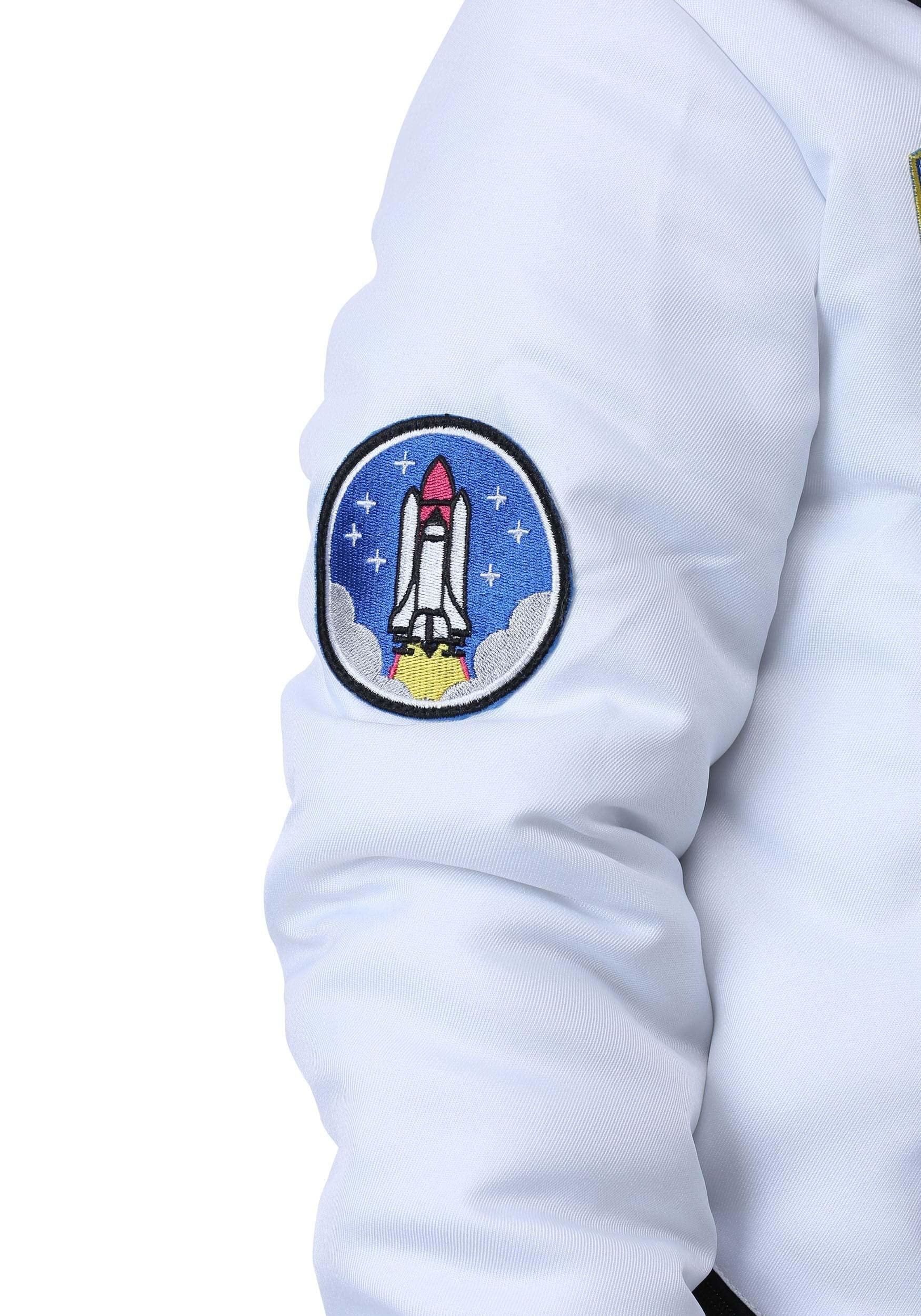 Fun Costumes Deluxe Astronaut Costume for Kids Child Space Suit Halloween Costume Nasa Outfit Kids Medium