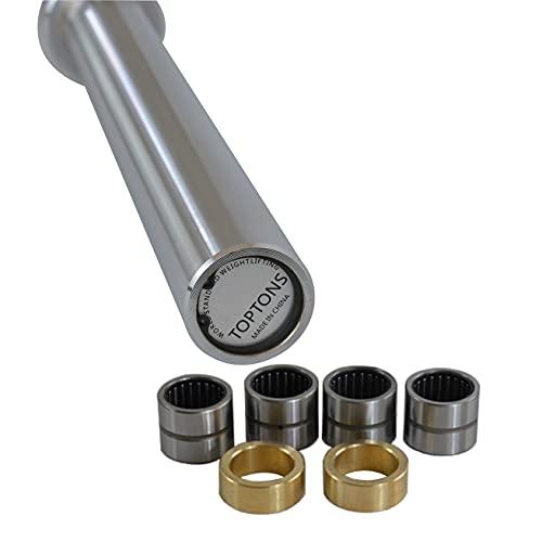 dingzhoutuopudansijianshenqicaiyouxiangongsi TOPTONS Olympic Barbell 7.2 Feet,20kg Mens bearing weightlifting Barbell 550 750 1000 1500 lbs for Home Fitness Exercise Equipment (length)