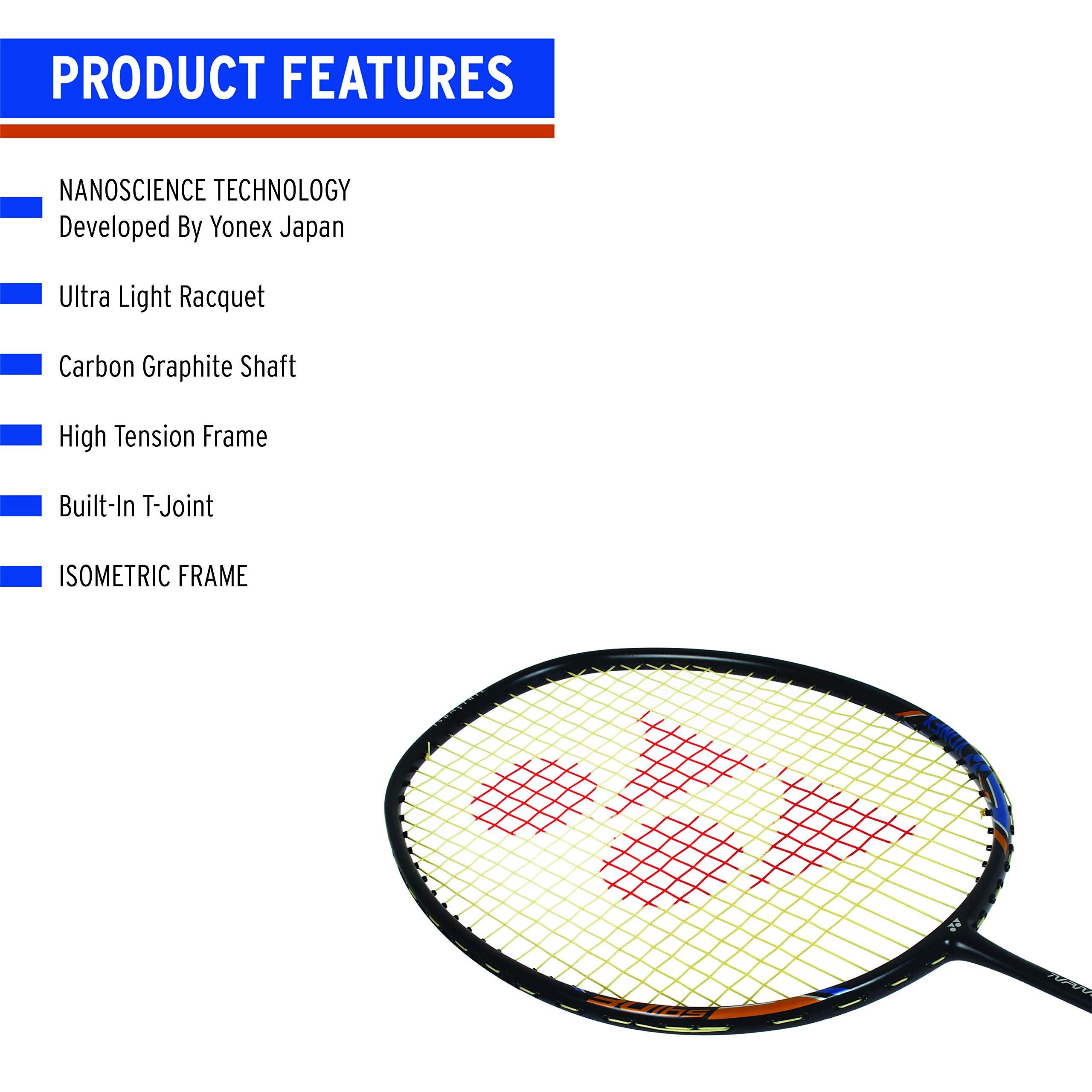 YONEX YONEX Nanoray Light 18i Graphite Badminton Racquet (Black)
