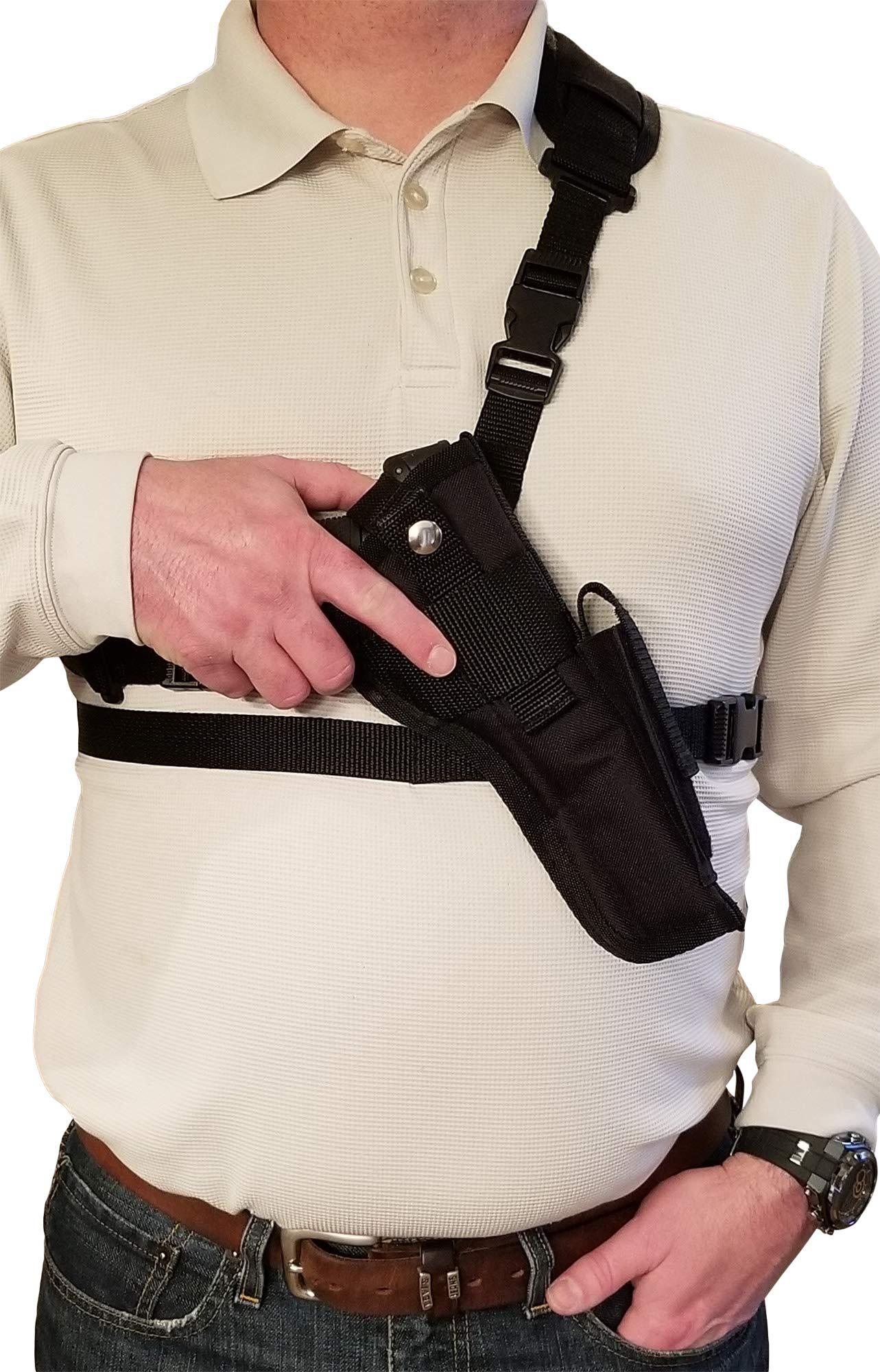 Silverhorse Holsters Silverhorse Holsters Chest/Shoulder Gun Holster | Fits Magnum Research Desert Eagle with 5\" or 6\" Barrel (6\" Barrel, Right)