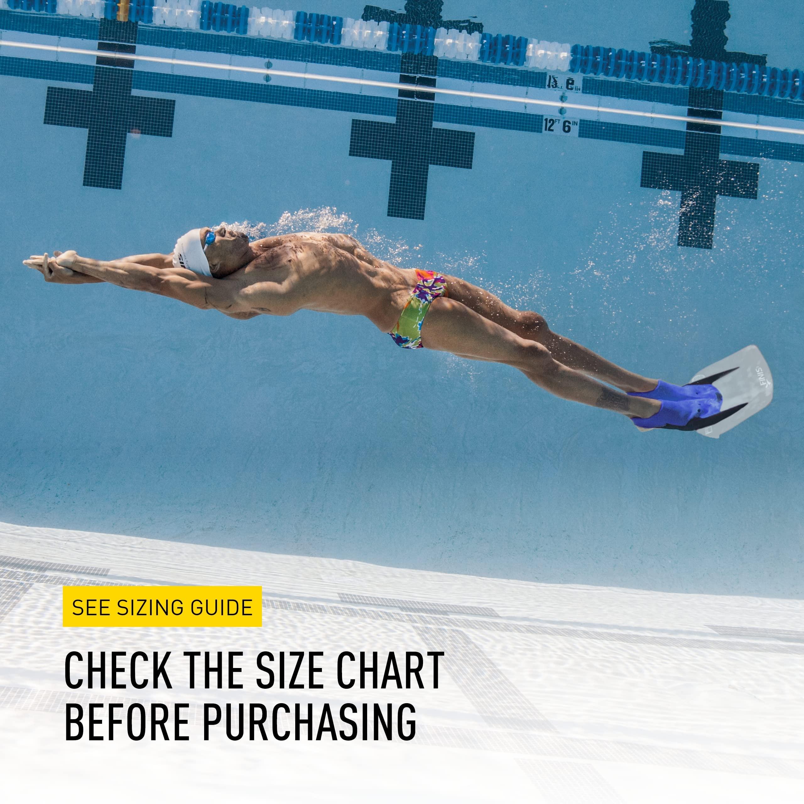 FINIS FINIS Shooter - Fiberglass Monofin to Improve Form and Strength - Mermaid-Style Swimming Fin for Men and Women - Adult Swim Flipper for Swimming and Pool Accessories - Medium