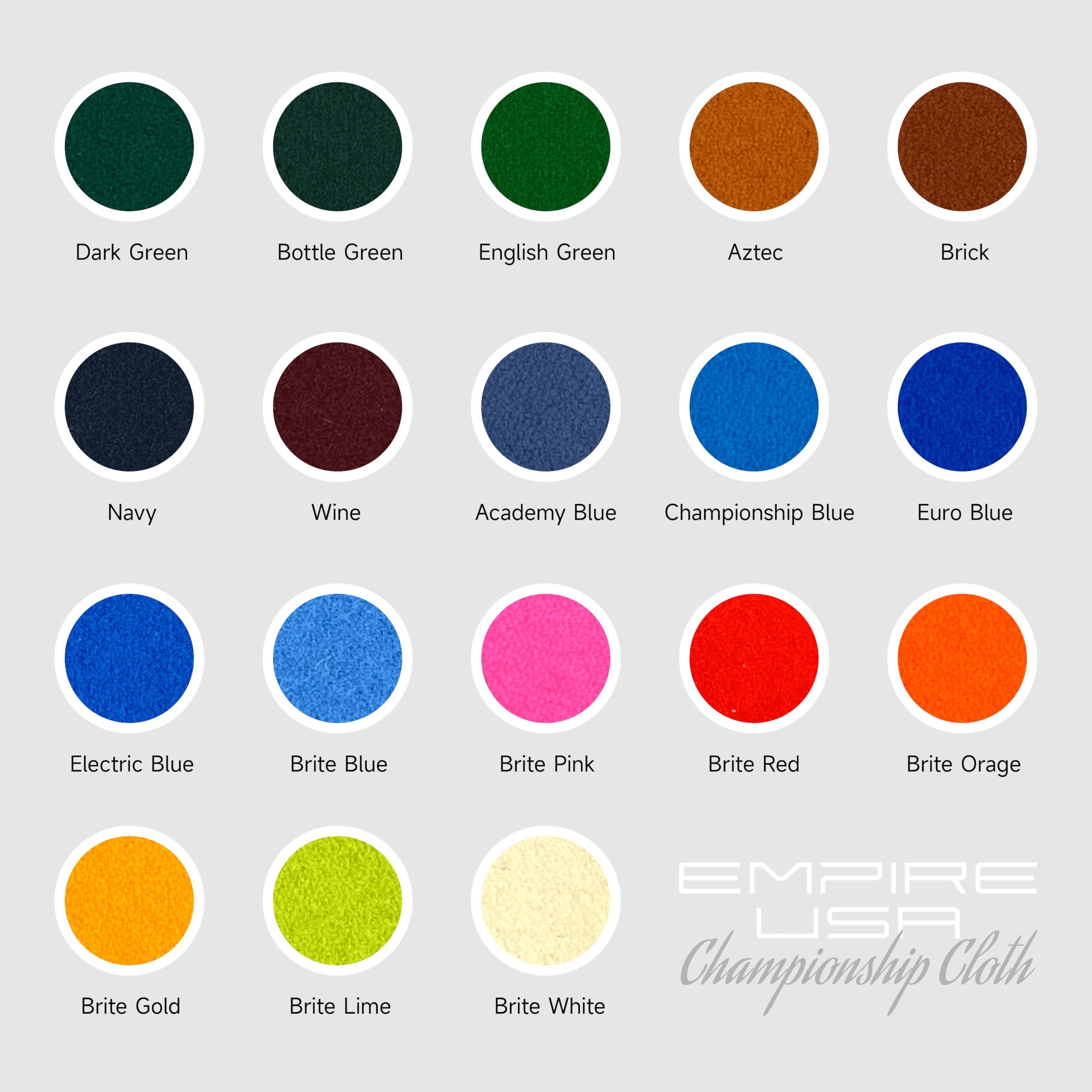 Empire USA Empire USA Championship - Khaki Invitational Felt w/Teflon - 8ft