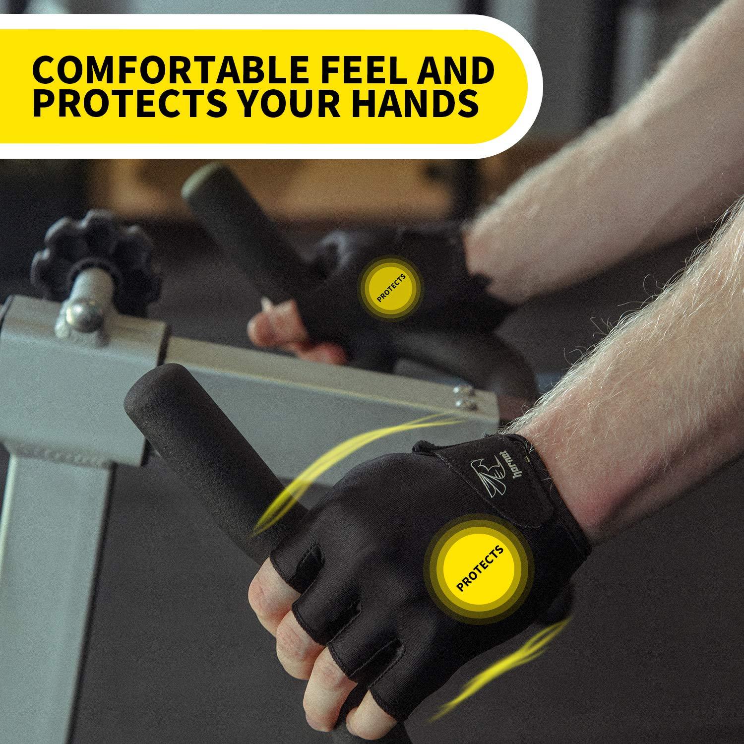 Hornet Watersports Hornet Watersports Rowing Gloves Ideal for Indoor Rowing, Sculling, Kayak, SUP, Outrigger Canoe, Dragon Boat and Other Watersports (S (Fits 7\"-7.5\"))