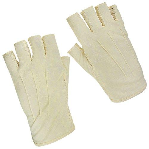 Ylucky Ylucky Lightweight Summer Fingerless Gloves Men Women UV Sun Protection Driving Cotton Gloves Nonslip Touchscreen Gloves