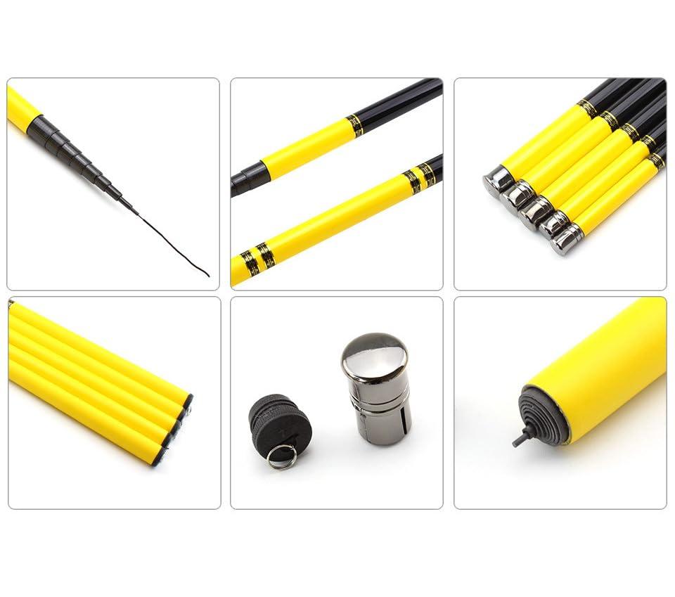 KTGCOZS KTGCOZS Ultra Light Fishing Pole Carbon Fiber Telescopic Fishing Rod 3.6M-7.2M (7.2m)