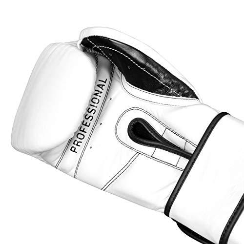 Pro-Mex Pro-Mex Professional Training Gloves V 3.0, White, 18 oz