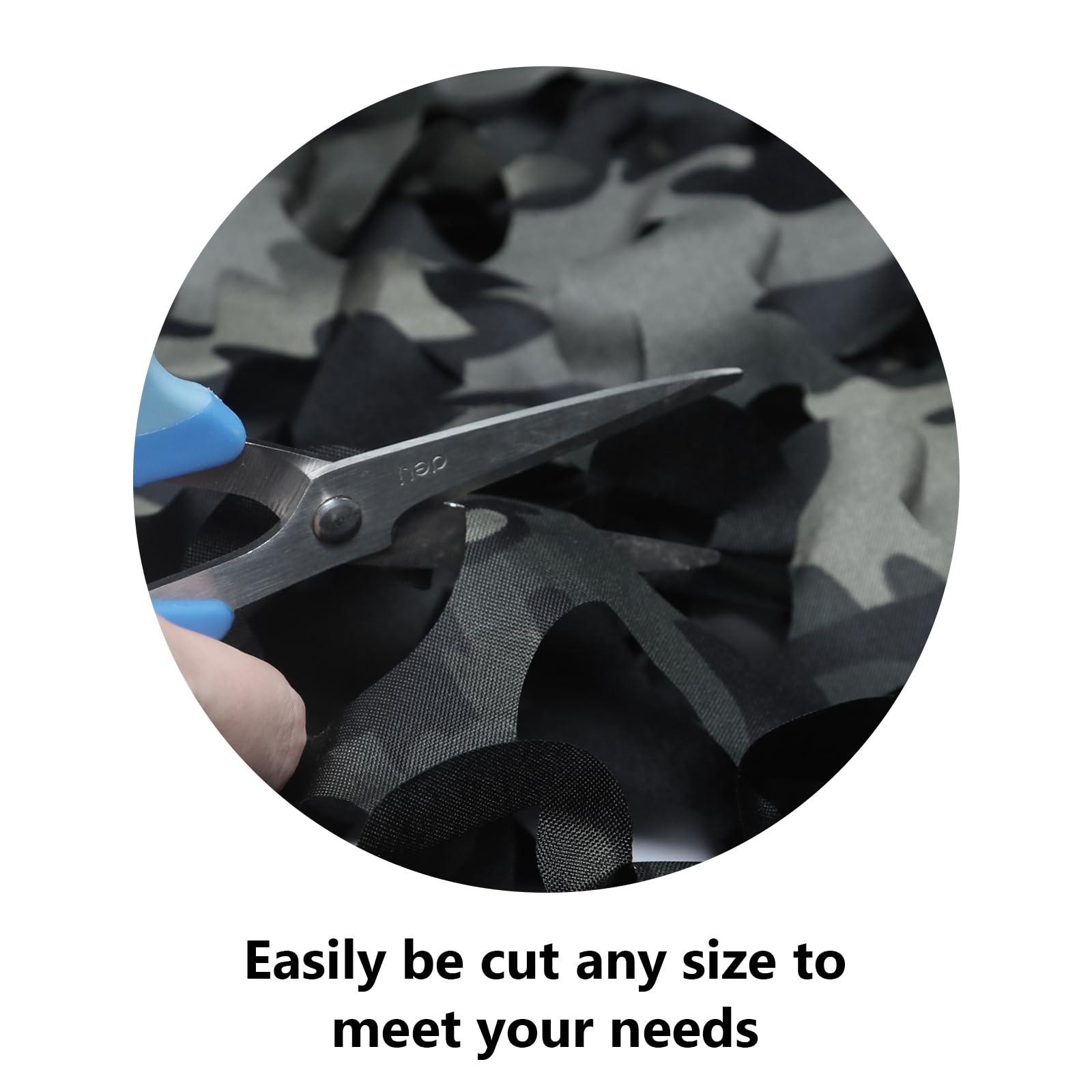 GRVCN GRVCN Camo Netting Camouflage Net, Bulk Roll Sunshade Mesh Nets for Hunting Blind Shooting Military Theme Party Decorations