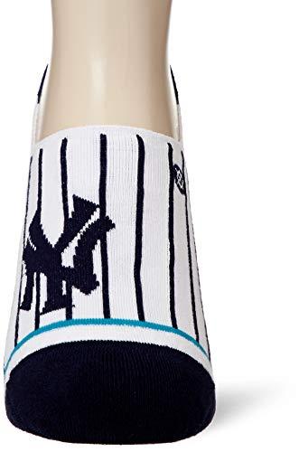 Stance Stance M115A18YAN Men's Yankees Super Invisible Sock, White - Large