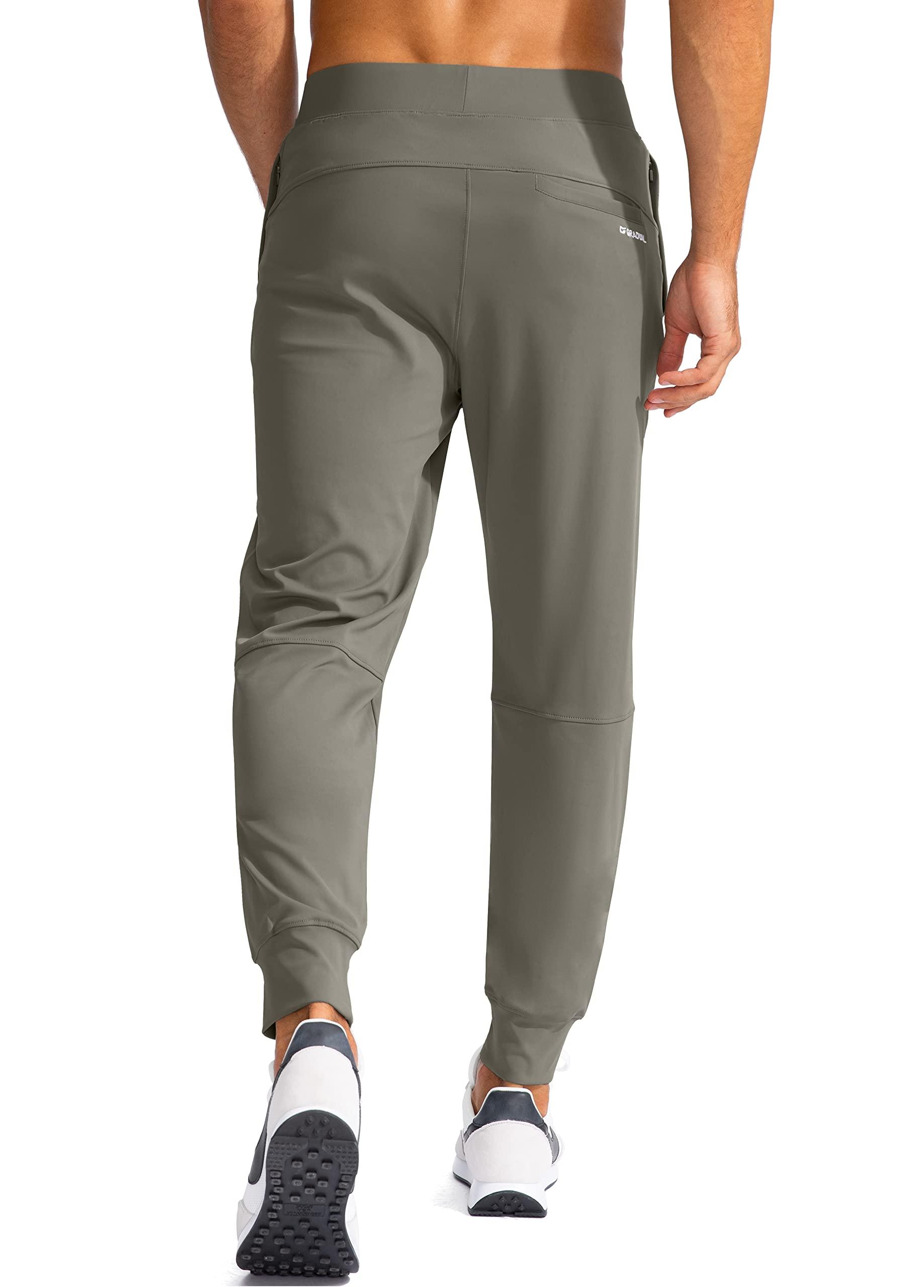 G Gradual Men's Golf Joggers Pants with Zipper Pockets Stretch Sweatpants Slim Fit Track Pants Joggers for Men Work Running (Sage, XS)