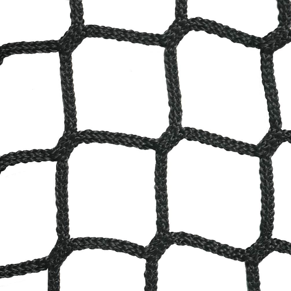 Aoneky Aoneky Polyester Baseball Backstop Nets, 15x20ft Sports Practice Barrier Net, Heavy Duty Hitting Containment Netting, Baseball High Impact Net