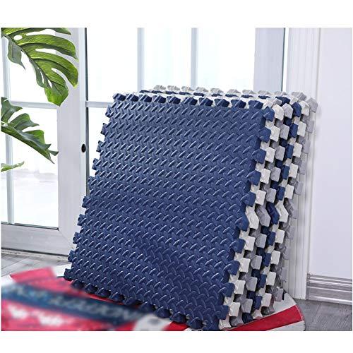 ALGFree-Foam Floor Tiles ALGFree Foam Puzzle Mat Interlocking Foam Floor Mats Odorless Cuttable Splice Kindergarten Nursery, 4 Colors, 3 Sizes (Color : D, Size : 30x30x2.5cm 16pcs)