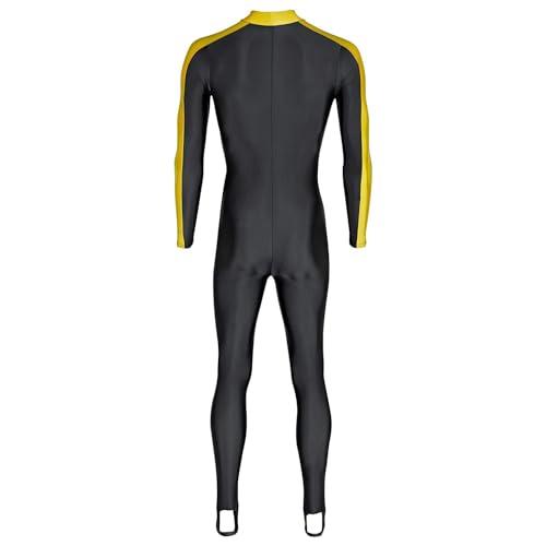 Neo-Sport NeoSport Unisex Full Body Sport Skin-Black/Yellow-Large