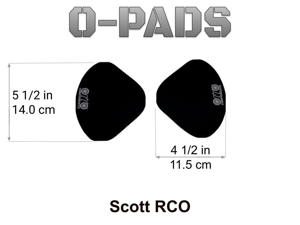 Otto Components Otto Components Scott RCO O-Pads Replacement Aerobar Arm Pads with Hook Sheet for Triathlon & Time Trial Bikes