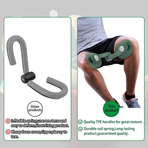 TINRIEF TINRIEF Thigh Master Hip Trainer Exercise Equipment, Pelvic Floor Trainer, Kegel Trainer for Postpartum Rehabilitation, Trimmer Inner Thigh, Thigh Workout Equipment (Dark Green)
