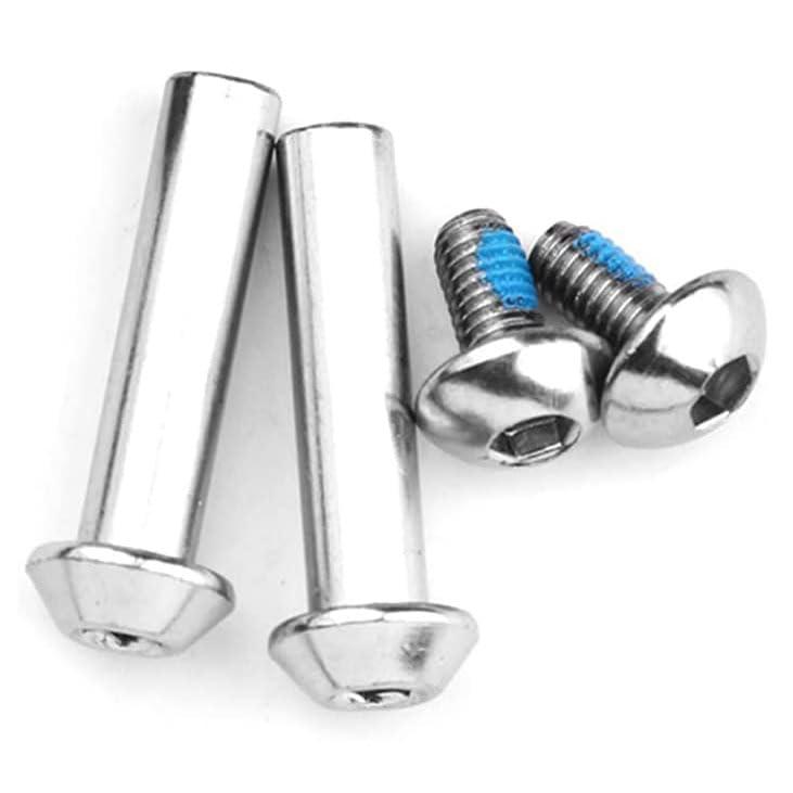 KTKEET Mountain Bike Shock Absorber Screw 21-86MM Bike Full Suspension Absorber Bolts Rear Shock Screws 2/4/10 PCS M8 Steel Strong Screws for E-bike,Scooter,Folding Bike (2PCS,52mm)