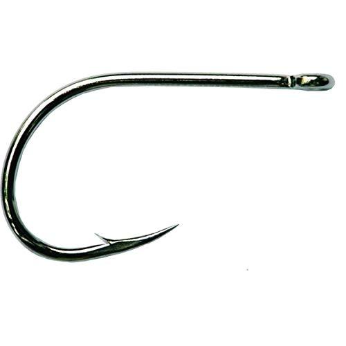 Mustad Mustad Ultra Point Long Shank Kirbed Point Big Gun Bait Hook (Pack of 7), Black Nickel, Size 4/0