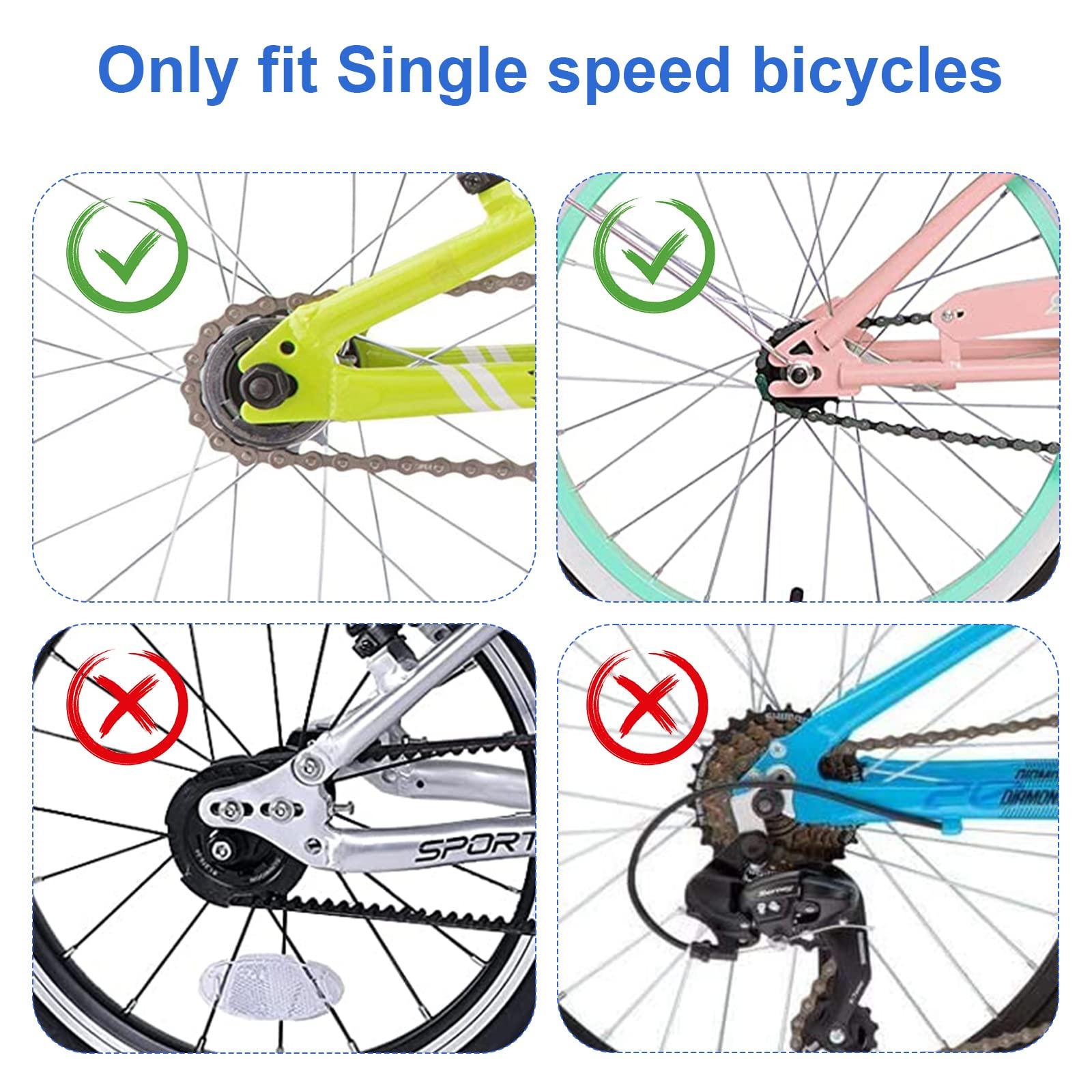 FORTOP FORTOP Bike Training Wheels, Pair of Heavy Duty Rear with Stabilizers Mounted Kit for Kids Boy Girls Bikes of Single Speed Bicycle with 12 14 16 18 20 Inch (Heavy Duty Black, 12IN-20IN)