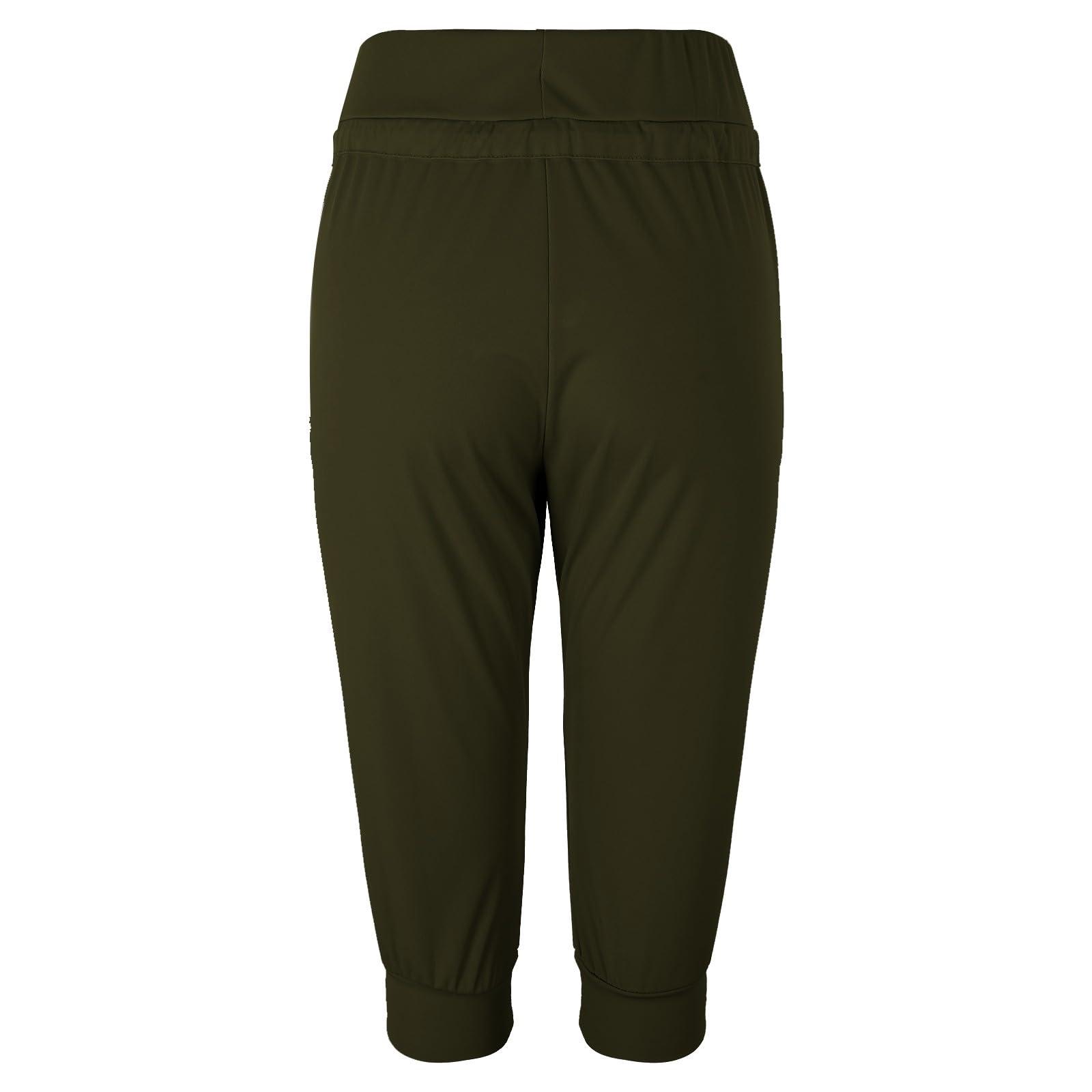 LCMTWX LCMTWX Capri Joggers Tapered Pants Women Trouser Joggers Women Crop Jeans for Women Stretch Workout Capries for Women Worlout Pants Summer Pants Women Lightweight Joggers