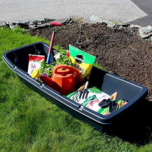 Flexible Flyer Flexible Flyer Large Utility Pull Sled. Ice Fishing, Deer Hunting, Firewood, Work Cargo, 60”