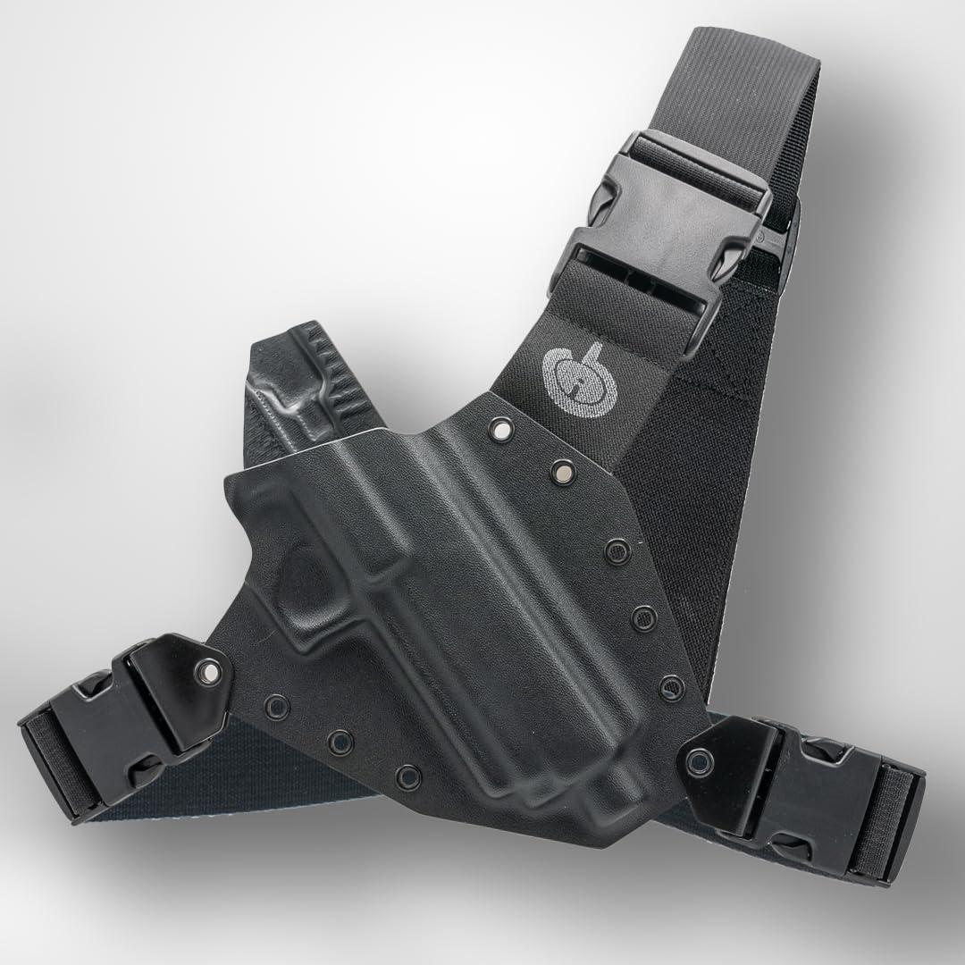 GunfightersINC Kenai Chest Holster for a SIG - Black (Model - P938 BRG, Left)