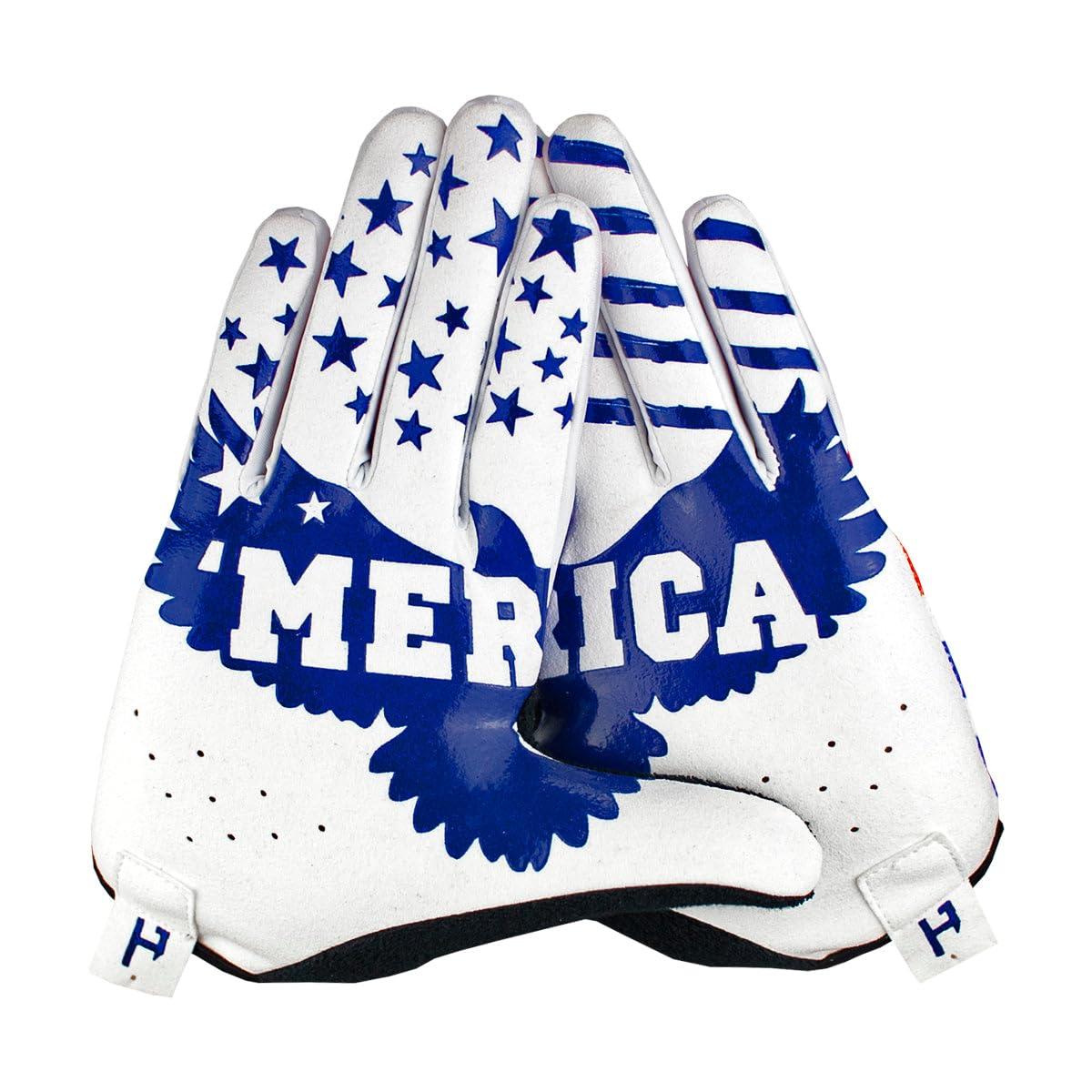 Handup Handup Most Days Full Finger Lightweight Anti-Slip Breathable Mountain Bike MTB Bicycle Enduro Downhill XC Cycling Motocross Unisex Gloves ('Merica, XX-Large)