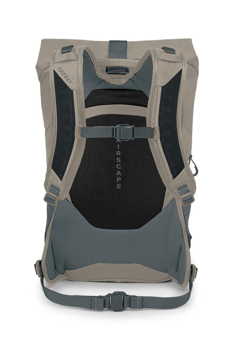 Osprey Osprey Metron 22L Roll Top Commuter Backpack, Tan Concrete