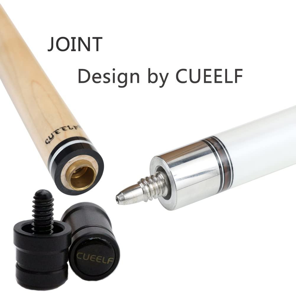 CUEELF CUEELF Pool Cue Stick 58inch Hardwood Maple Pool Cue Billiard Table Stick 13mm Tip Billiard House Bar Pool Cue