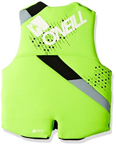 O'Neill Wetsuits O'Neill Teen Reactor USCG Life Vest Dayglo/black/flint,75-125 lbs