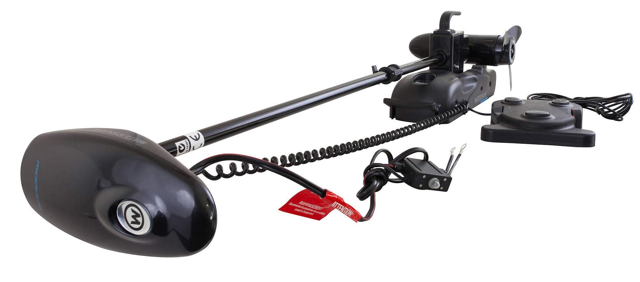 Watersnake Watersnake - Shadow Bow Mount Foot Control Motor (44-Pound Thrust, 48-inch Shaft, 12-Volt)