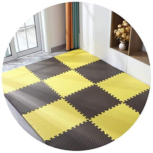 ALGFree-Foam Floor Tiles ALGFree Foam Puzzle Mat Interlocking Foam Floor Mats Odorless Cuttable Splice Kindergarten Nursery, 4 Colors, 3 Sizes (Color : D, Size : 30x30x2.5cm 16pcs)