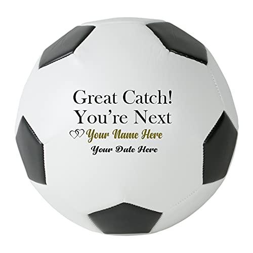Ballstars Custom Personalized Wedding Soccer Ball (Full, with Base)