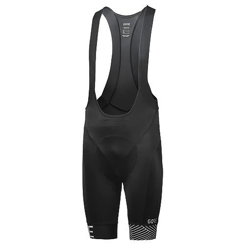 GORE WEAR GORE WEAR Men\'s Standard C5 Opti Bib Shorts+, Black/White, S