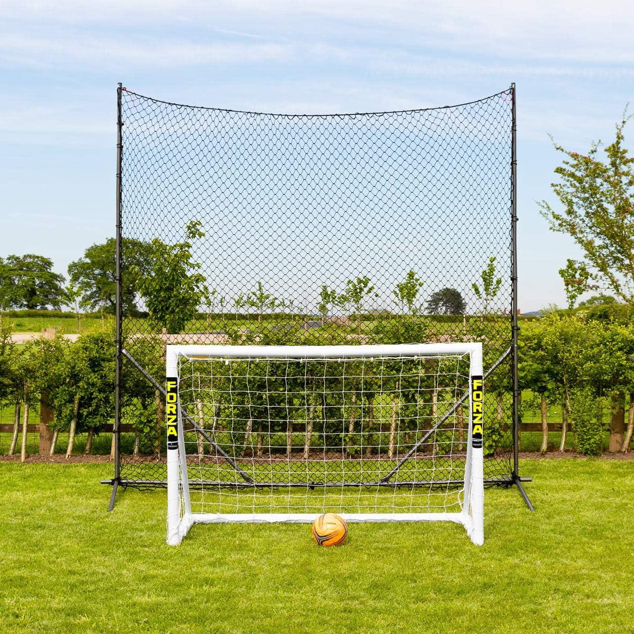 Net World Sports Stop That Ball Backstop Net Systems | Multi-Sport Ball Stop Net & Posts | Pop-Up, Freestanding & Socketed Options [5 Sizes] (Freestanding, 20ft)