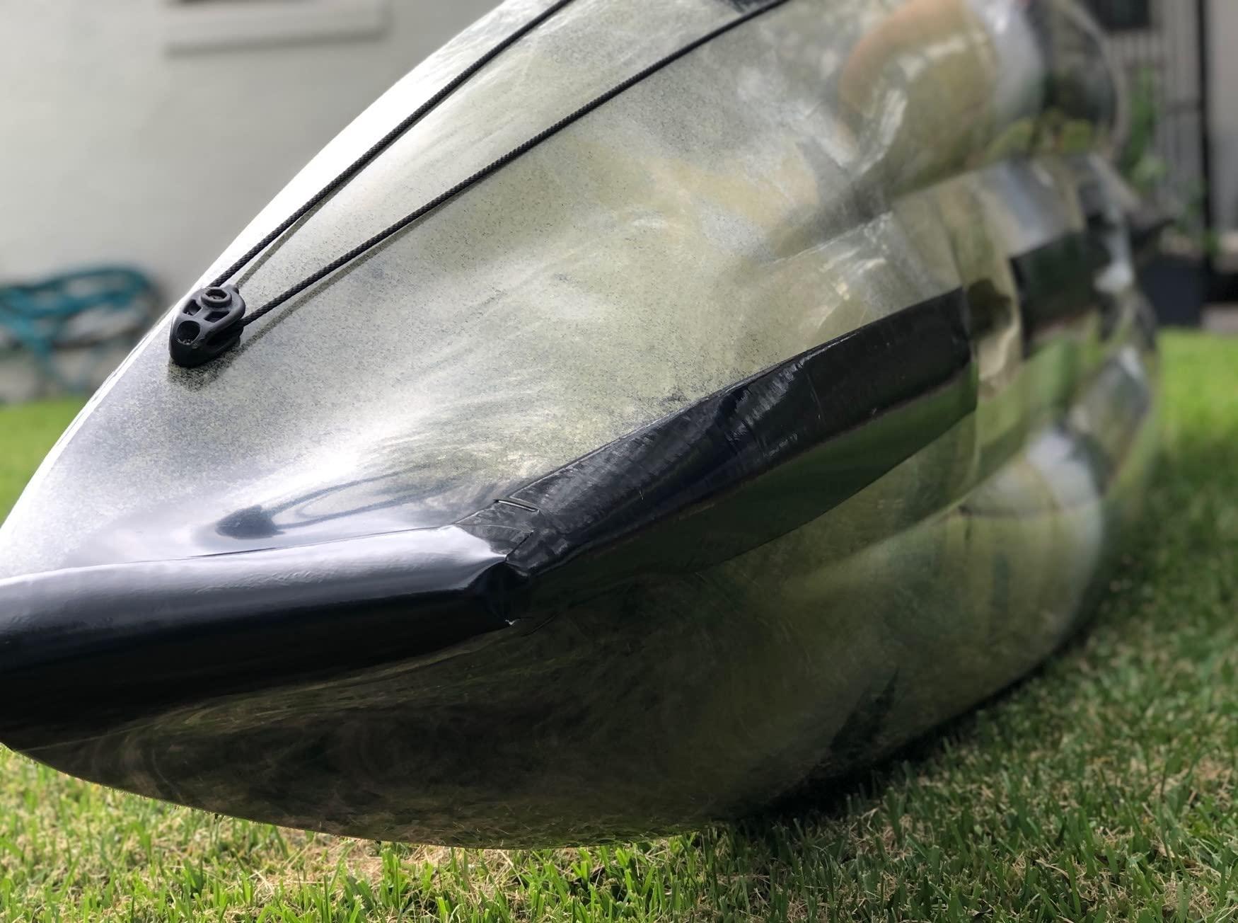 PereGuard PereGuard Kayak Keel Guard 4\" Width Black (10 feet) Kayak Canoe Protective Guard Abrasion Resistance